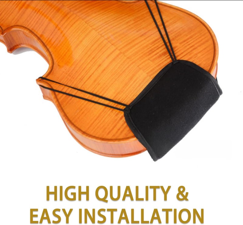 CashBeat Comfortable 4/4-3/4 Violin Chin Shoulder Rest Pad, Pure Cotton Violin Support Pad Accessory for Enhanced Playing Experience - Image 3